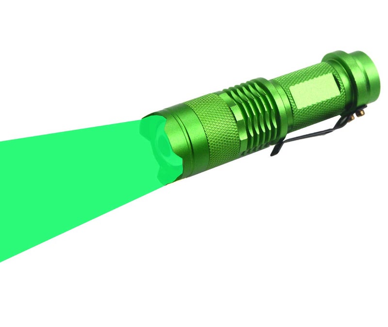 WAYLLSHINE Scalable LED Long Range Green Beam Flashlight, 3 Mode Green LED Flashlight Torch for Night Detection & Greenhouse - Image 1